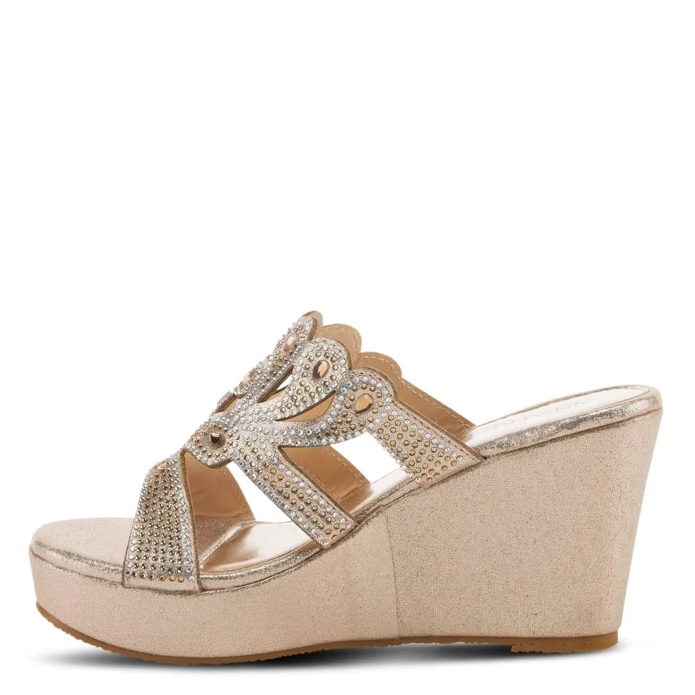 Spring Step Shoes Women's Crystal Slide Sandals