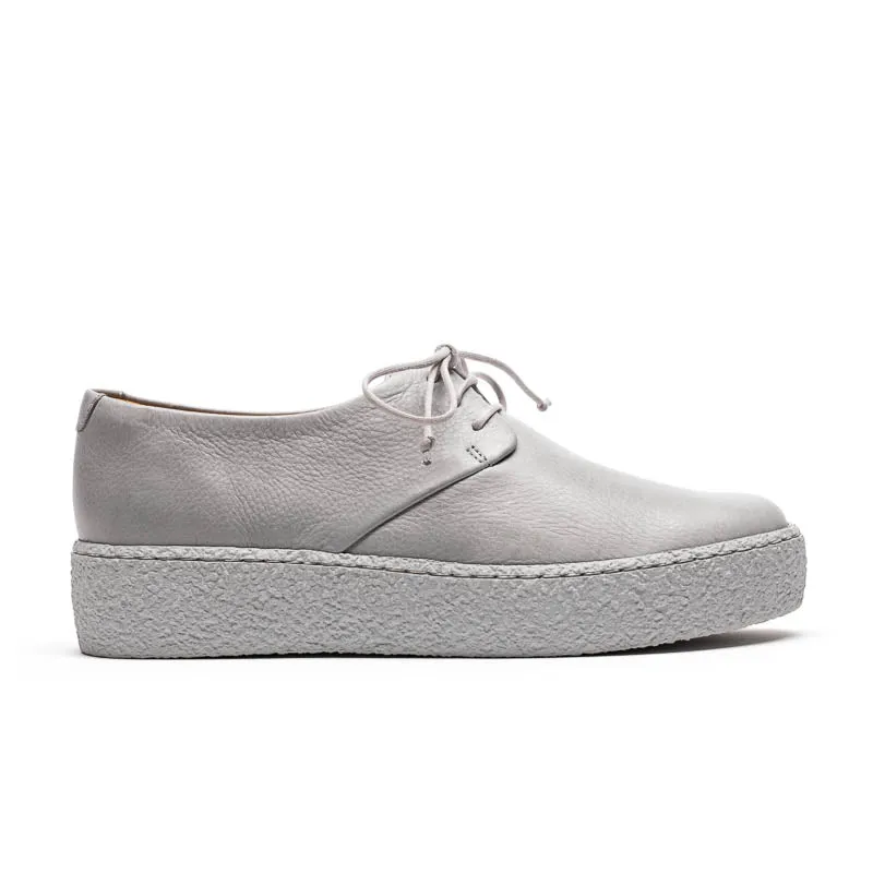 SS24 GEEK PLATFORM Stone | Leather Sneakers