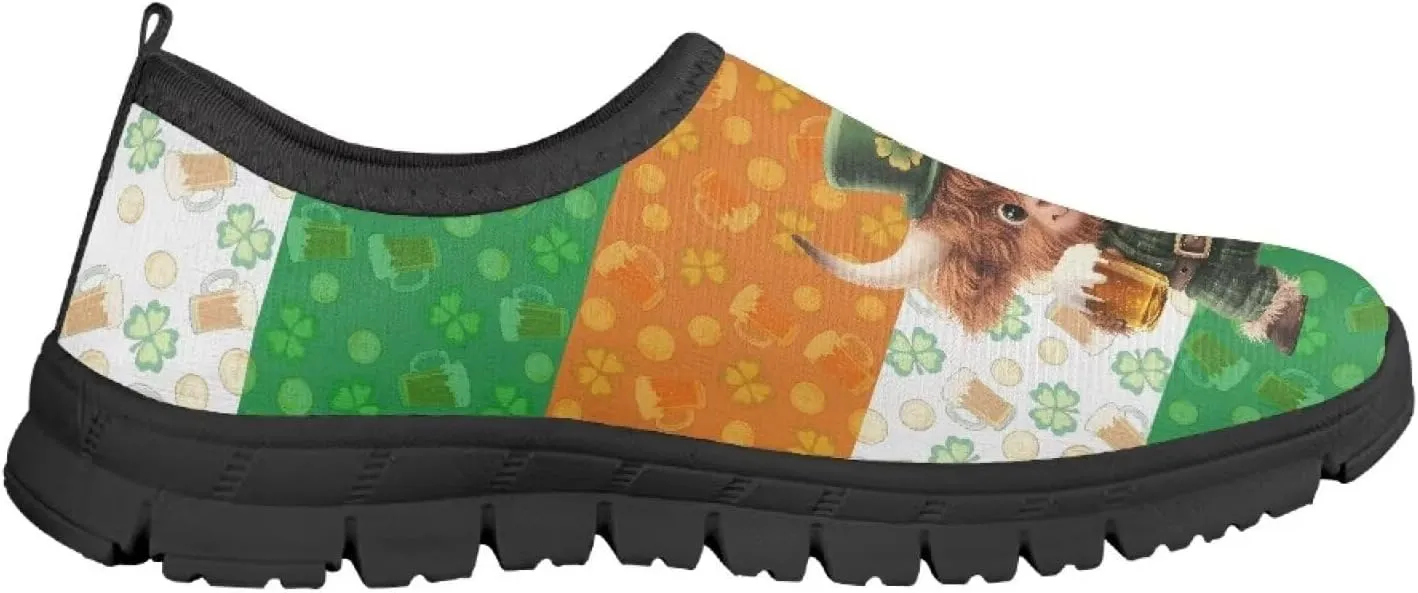 St. Patrick's Day Shoes Boys Slip On Tennis Shoes Kids Running Shoes