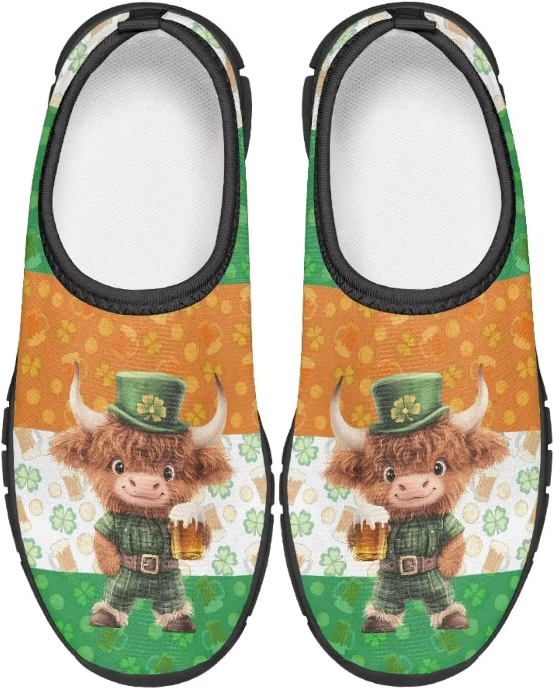St. Patrick's Day Shoes Boys Slip On Tennis Shoes Kids Running Shoes