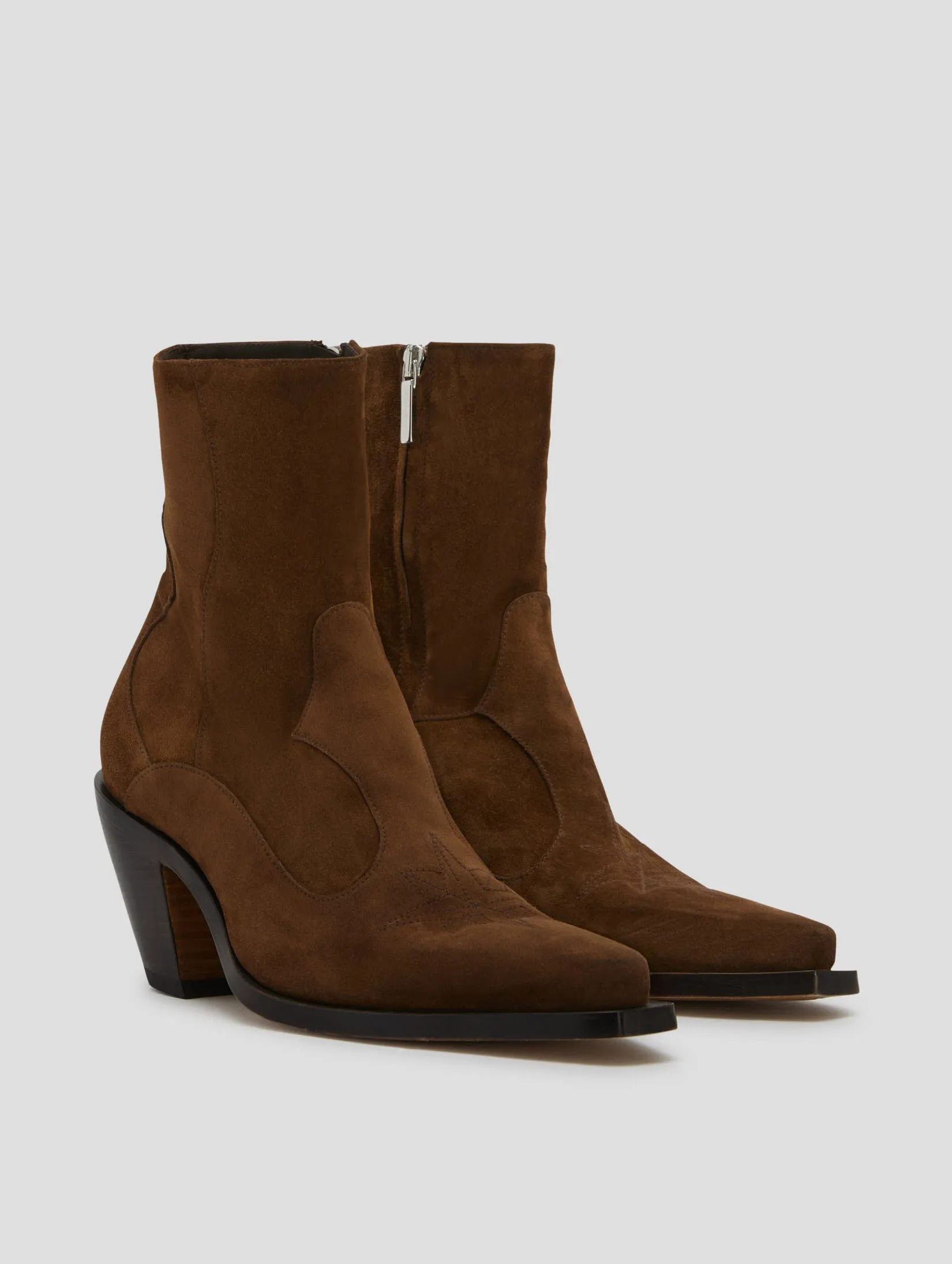 TABOR 70MM ANKLE BOOT IN ROCK SUEDE