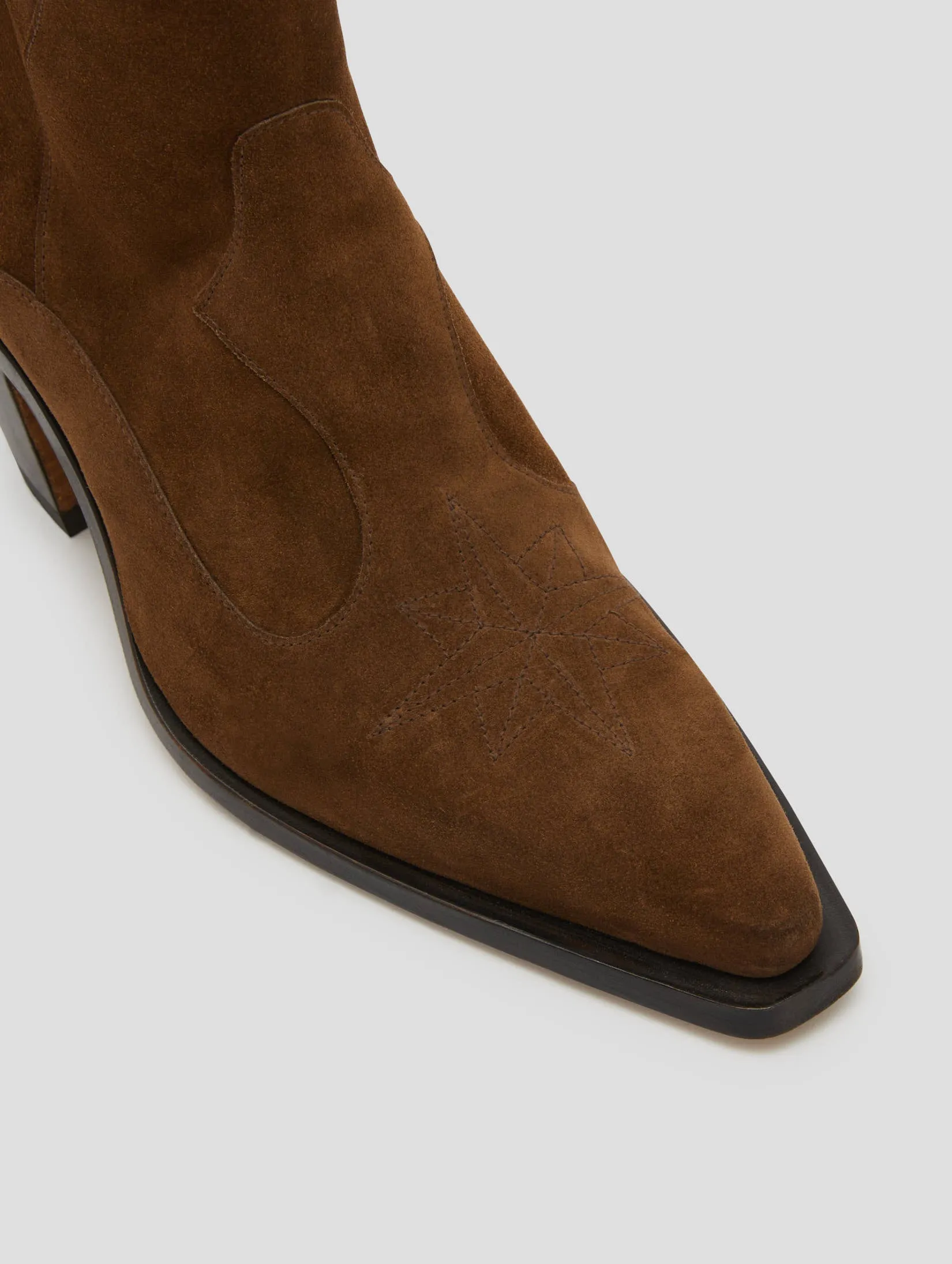 TABOR 70MM ANKLE BOOT IN ROCK SUEDE