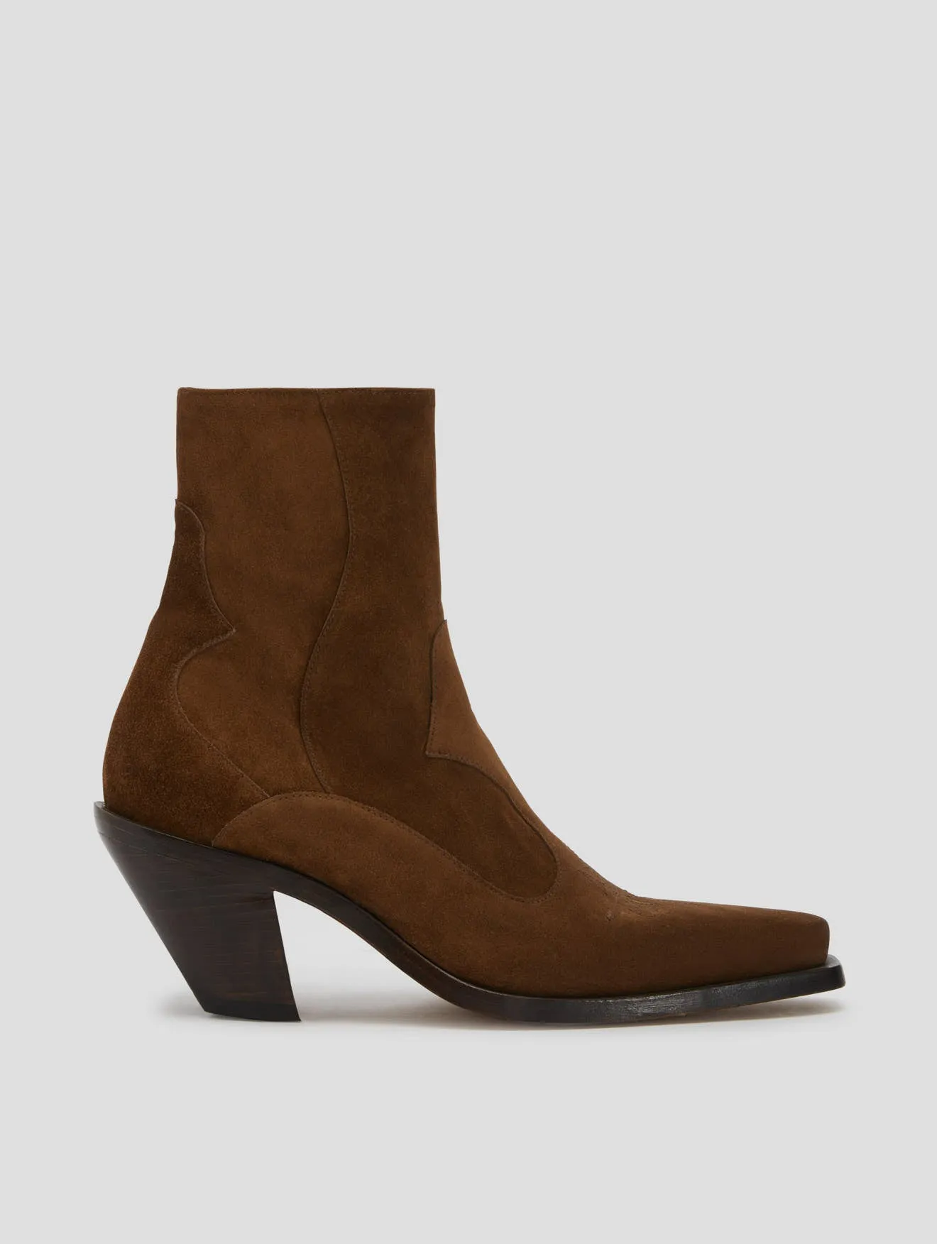 TABOR 70MM ANKLE BOOT IN ROCK SUEDE