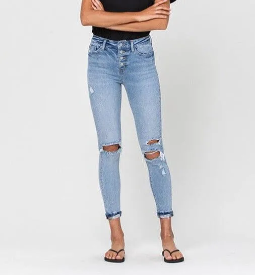 The Jill Jeans: High Rise Stretchy Skinny Jeans