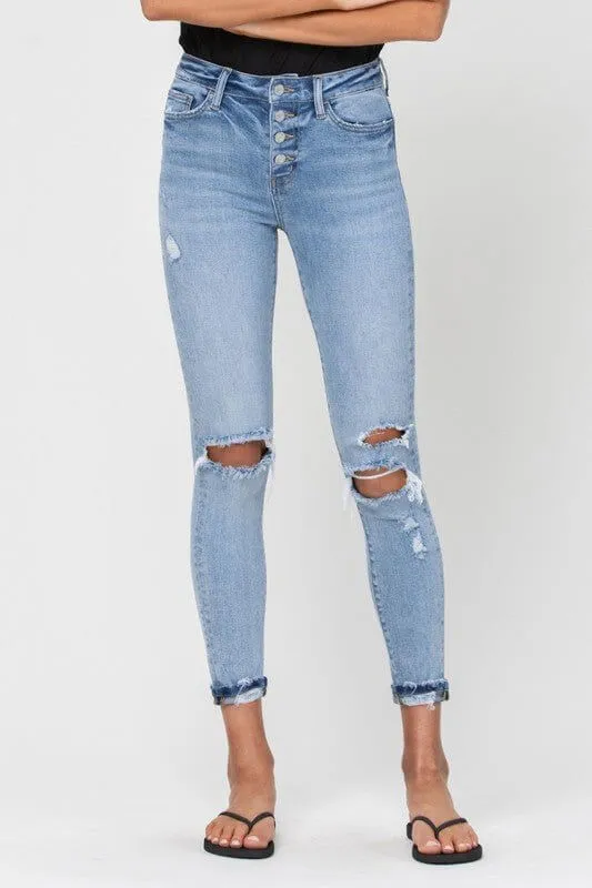 The Jill Jeans: High Rise Stretchy Skinny Jeans