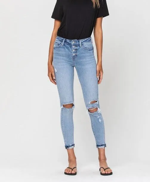 The Jill Jeans: High Rise Stretchy Skinny Jeans