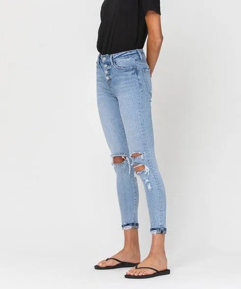 The Jill Jeans: High Rise Stretchy Skinny Jeans