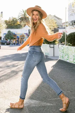 The Jill Jeans: High Rise Stretchy Skinny Jeans