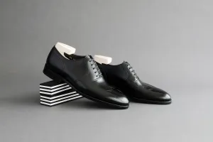 TwoFiveZero.Downtown Plain Wingtip Oxfords From Calf Leather