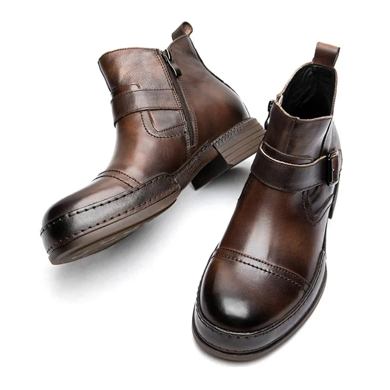 Veltique Sleek Slide Dress Boots