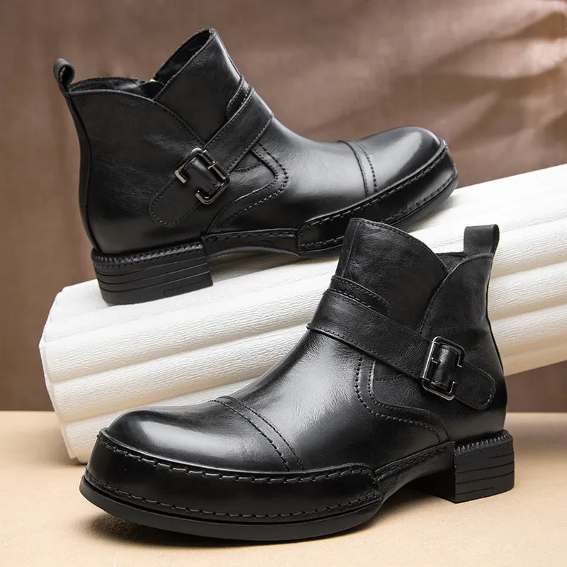 Veltique Sleek Slide Dress Boots