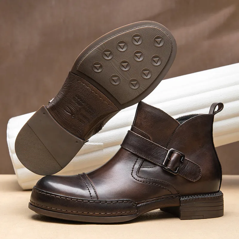 Veltique Sleek Slide Dress Boots