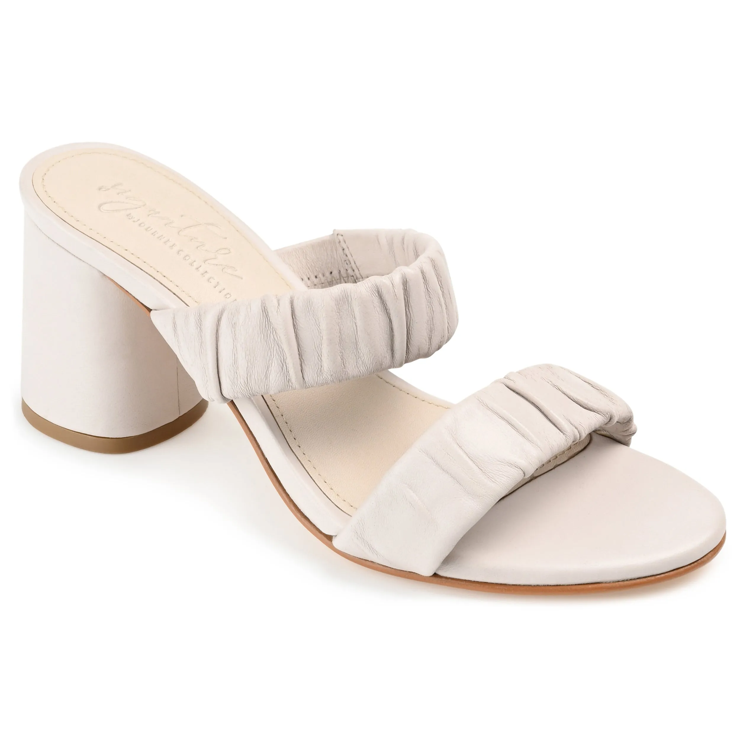 VIDDA STRAPPY BLOCK HEELS IN LEATHER