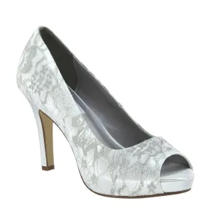 Winter lace 3.25" pump By Dyeables