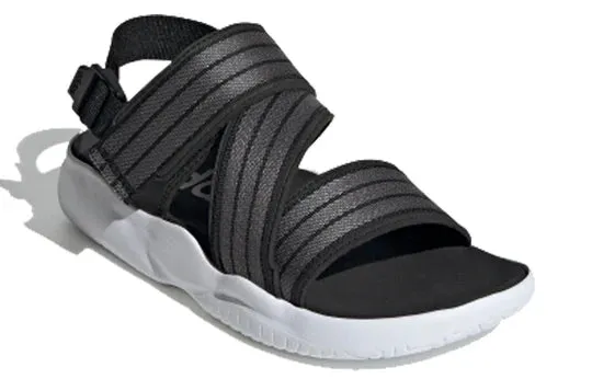 (WMNS) Adidas 90s Sandal Velcro Casual Sandals 'Black Grey White' -  EG7647