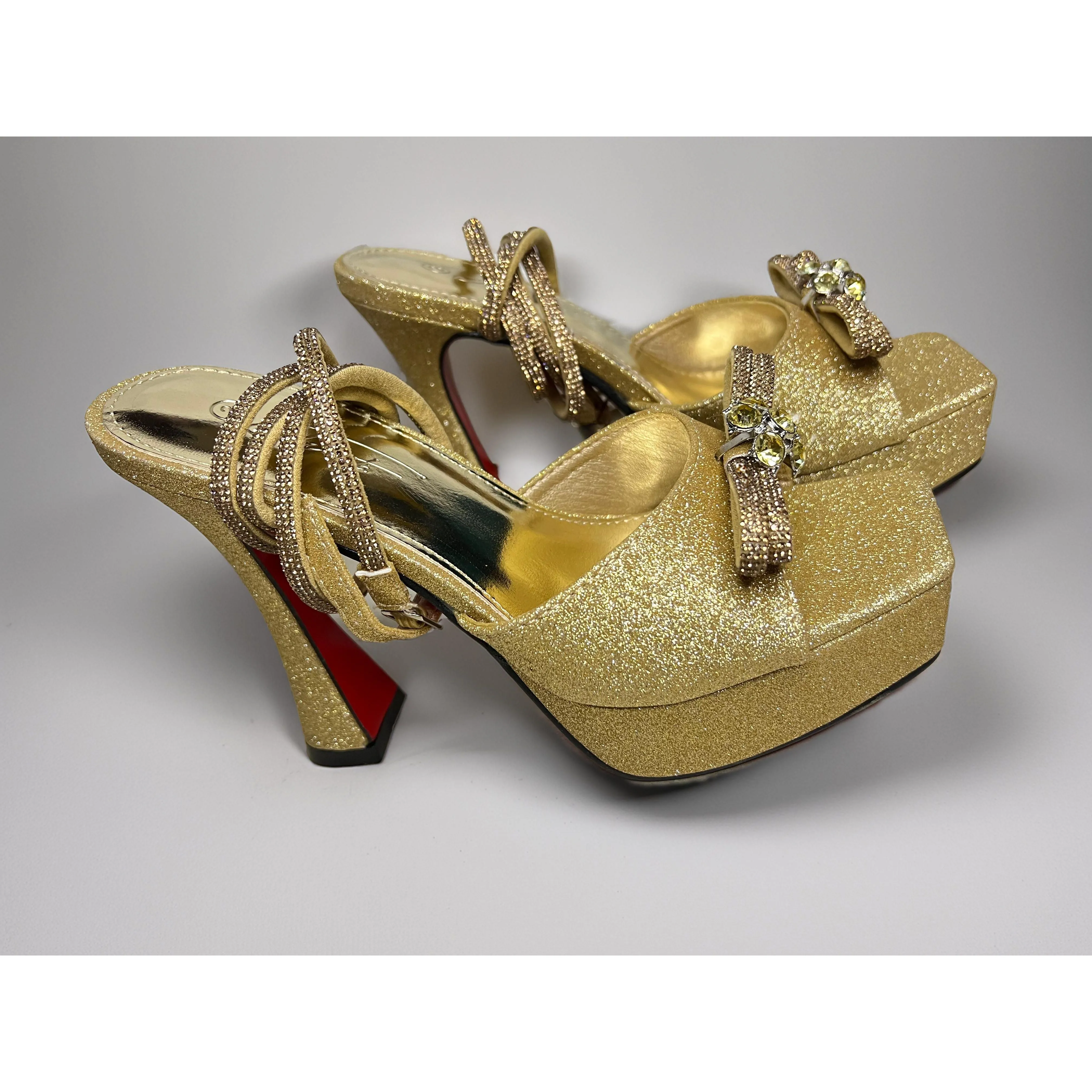 Women's High Heels Pumps with straps.
