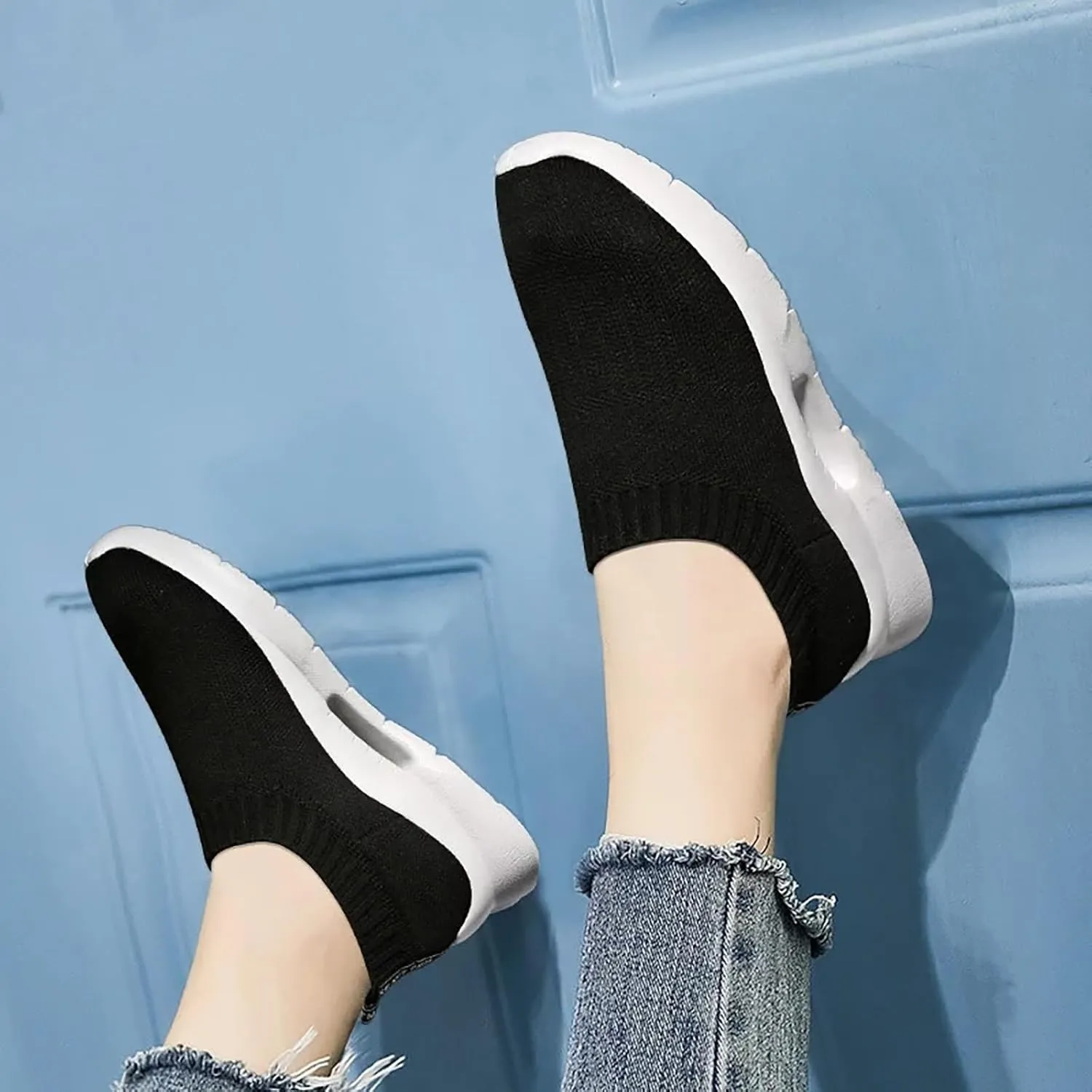 Womens Running Shoes Lightweight Tennis Shoes Non Slip Mens Running Shoes Dressy Women's Shoes Casual Fashion Sneakers White Tennis Shoe Trainers Shoe